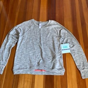 Athleta Girl Criss Cross My Heart Sweatshirt NWT
